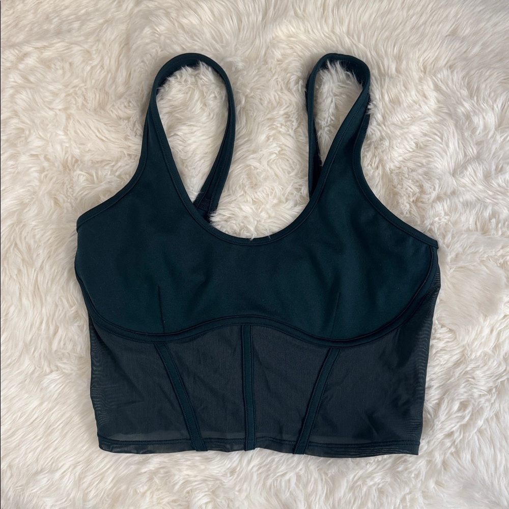 Alo Green Mesh Bralette - Picture 5 of 5
